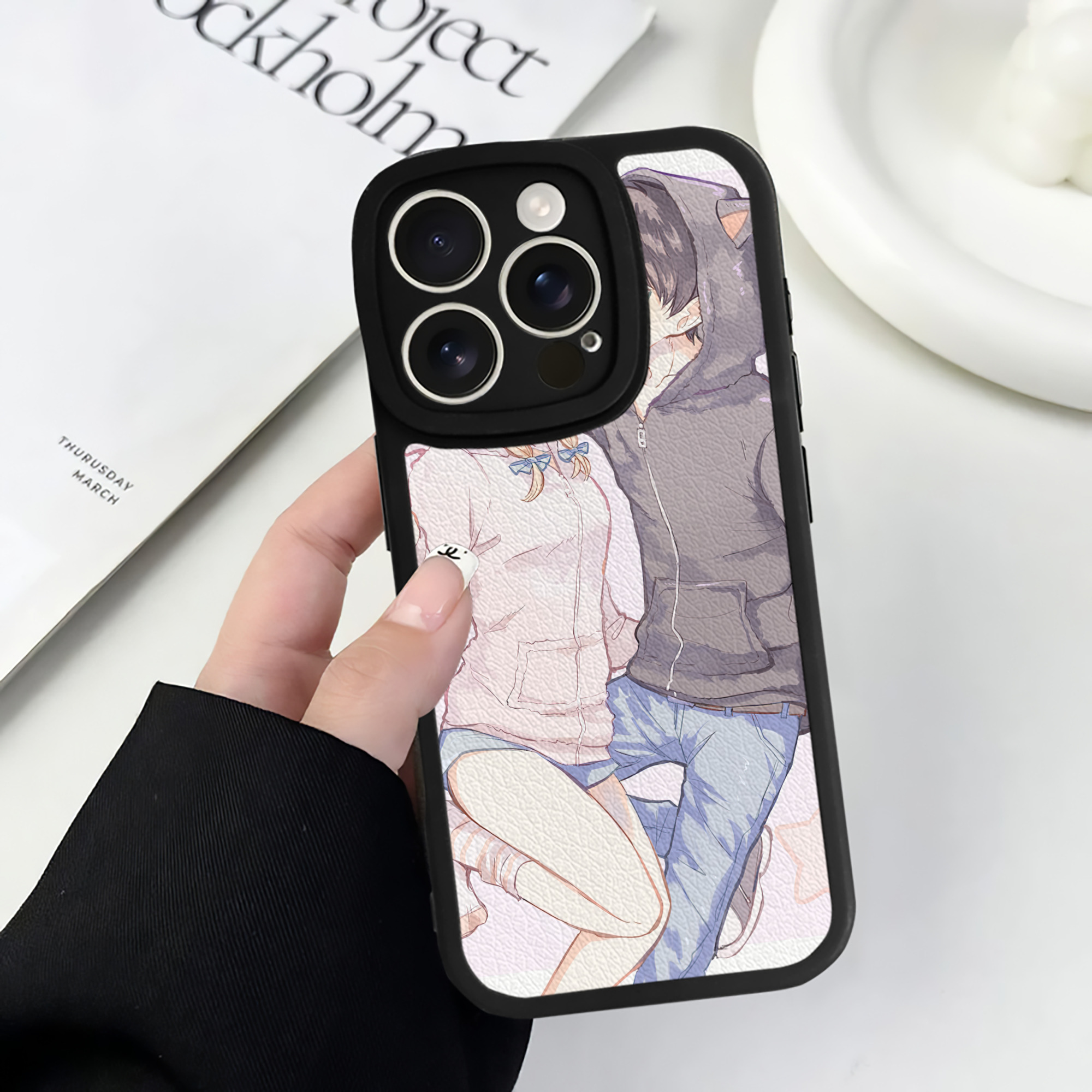 （画像用） 進撃の巨人 Attack on Titan 【iPhone 16シリーズ対応】シリコンスマホケース（レザー調） 材質：シリコン